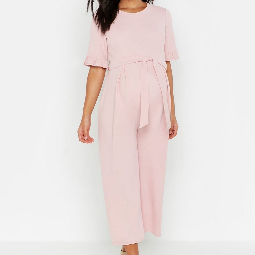Gorgeous Pink Maternity Jumpsuit